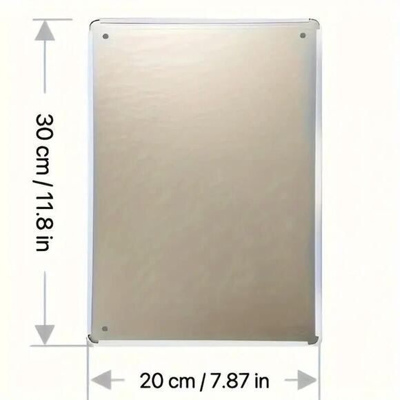 Rustic Tin Metal Sign • 'Protected By Chihuahua Security' Vintage Sign • 8x12in - Picture 5 of 9